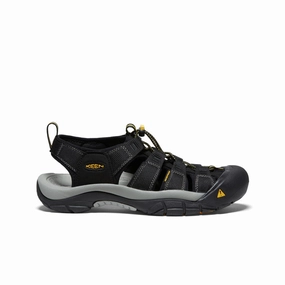 Durable Fit Wear-Ready Shoes Men's Newport H2 Sandal  |  Black