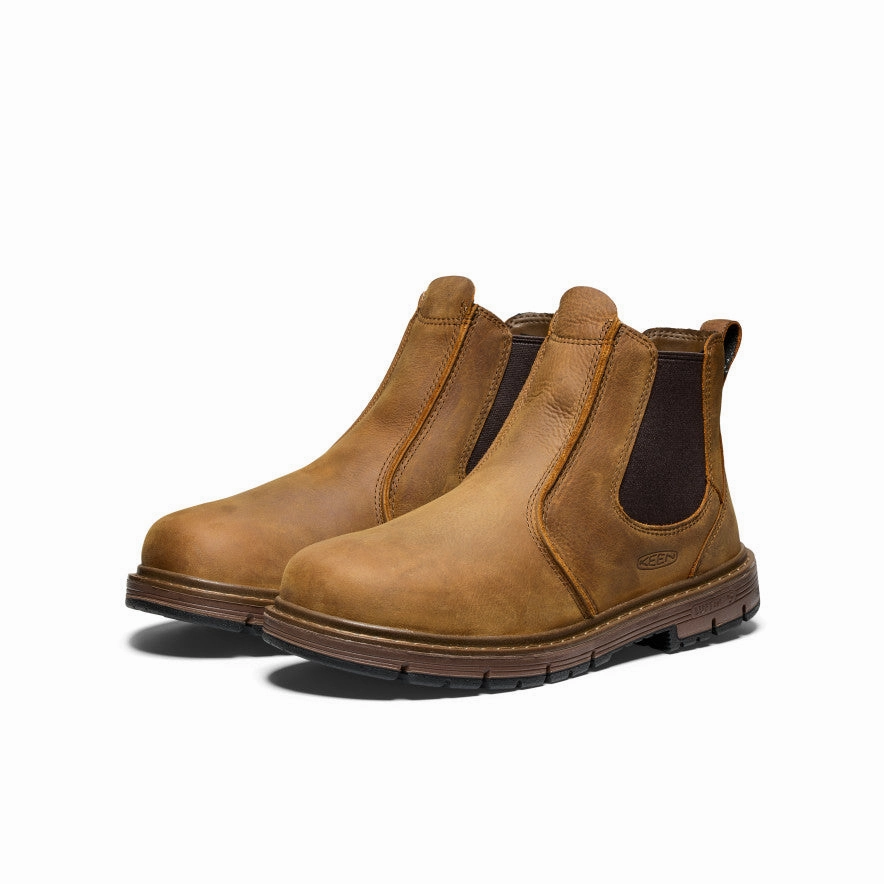 Street Flow Pro Men's San Jose Chelsea 90?? Heel Boot (Soft Toe)  |  Belgian/Gum