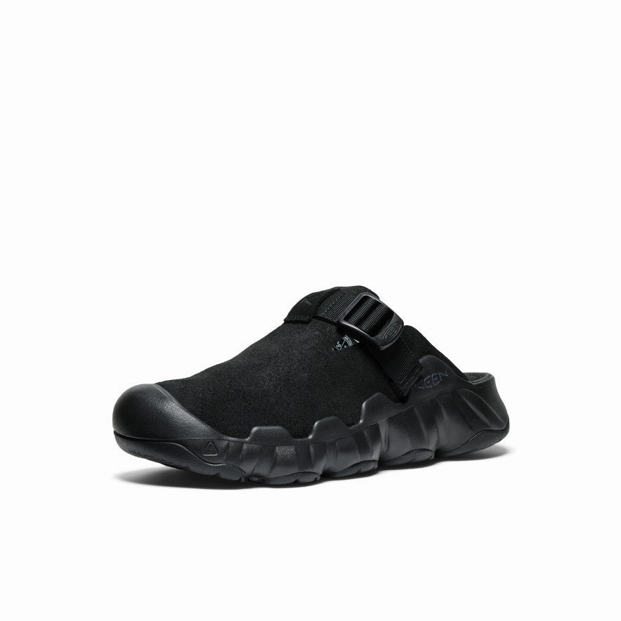 Street Pulse Men's Hyperport Leather Clog  |  Black/Black