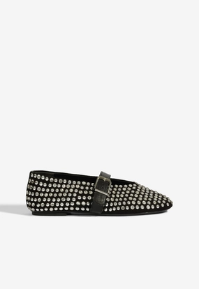 Relaxed Walk Eiza Glam Suede Flat