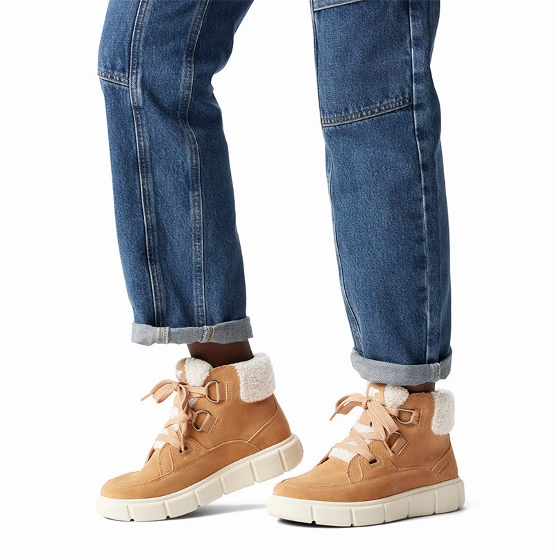 Stylish Profile Women's Explorer III NW Lace up Waterproof Tawny Buff/Sea Salt