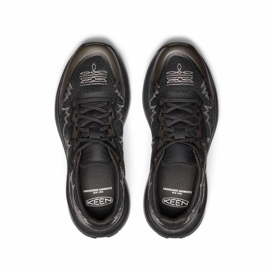 Stylish Slip-On Men's WK500 Walking Shoe x Engineered Garments  |  Black/Black