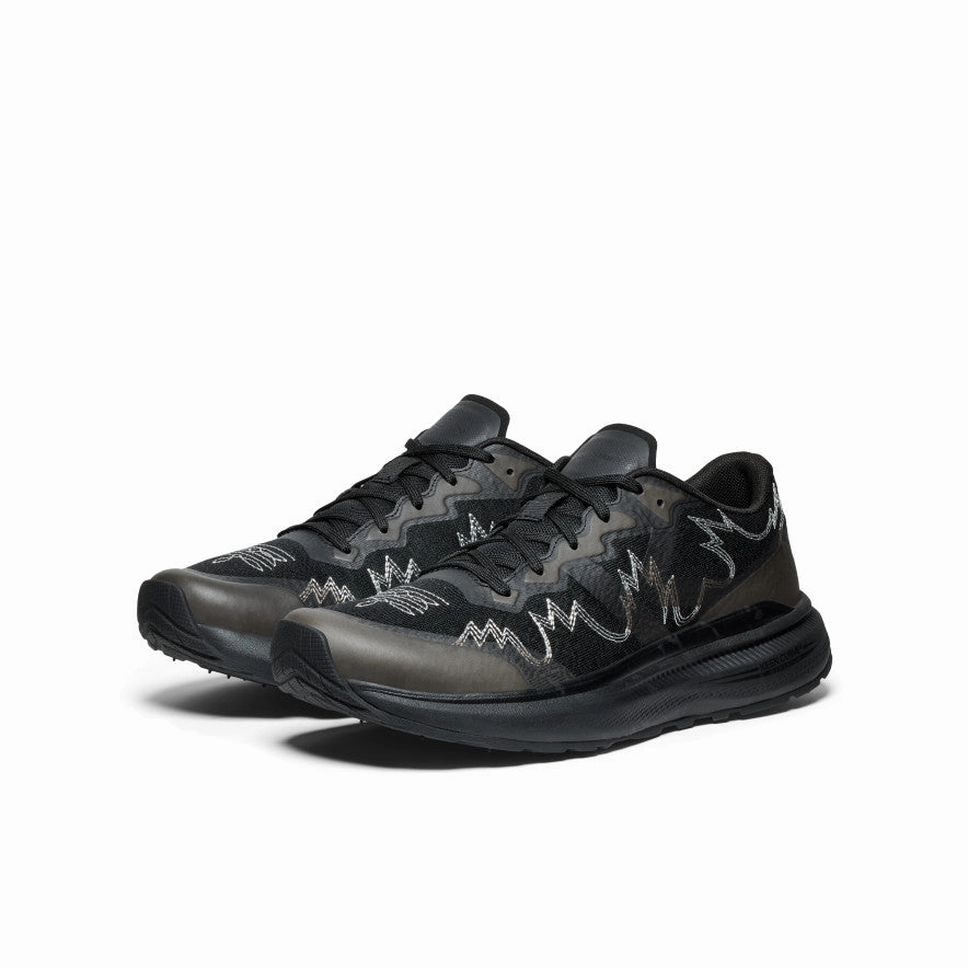 Stylish Slip-On Men's WK500 Walking Shoe x Engineered Garments  |  Black/Black