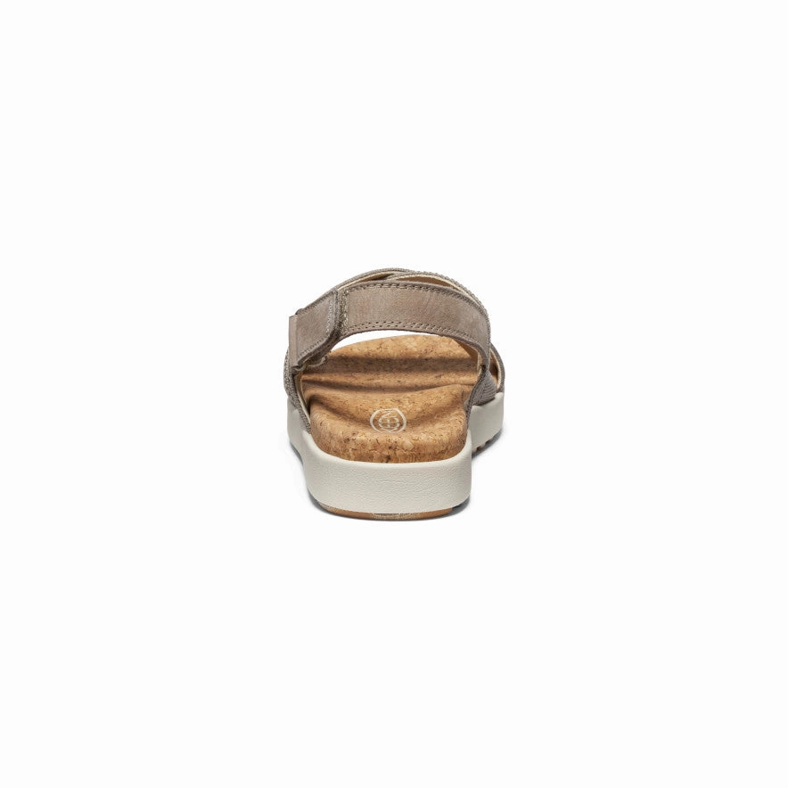 Stylish Support Women's Elle Criss Cross Sandal  |  Brindle/Birch