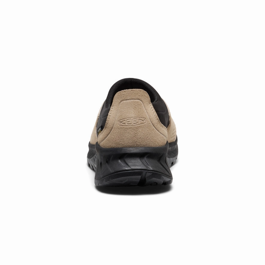 Superior Comfort Men's TTS Moc Waterproof Sneaker  |  Safari/Black
