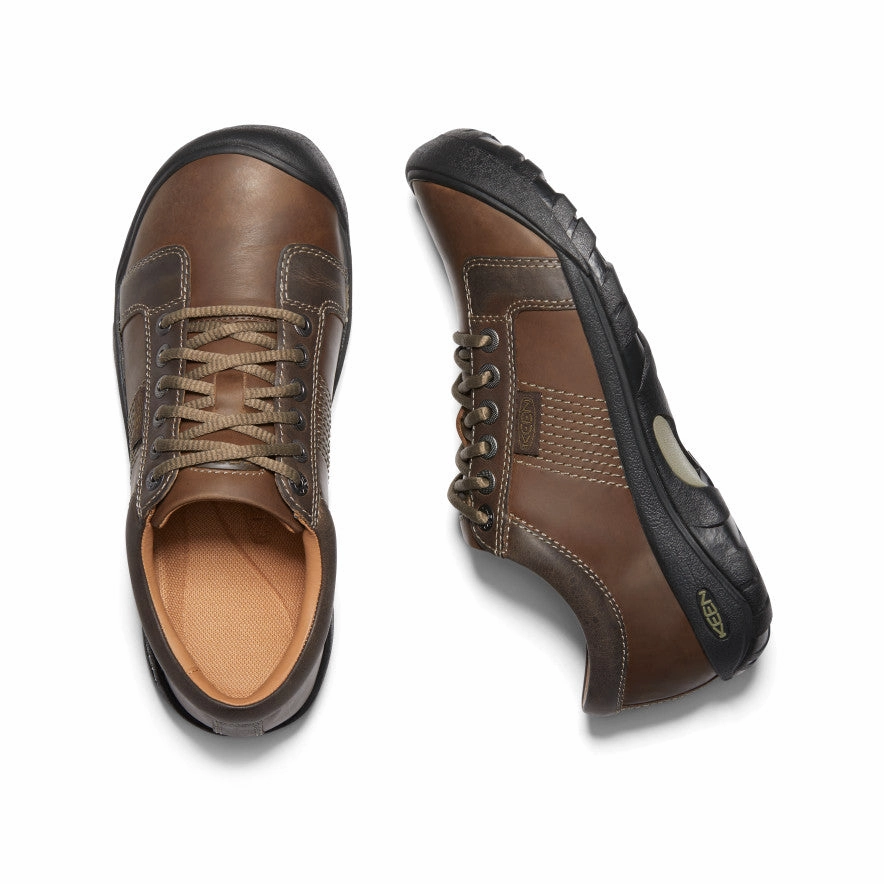 Supportive Fit Men's Austin Shoe  |  Chocolate Brown