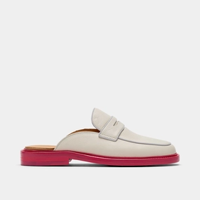 Del Mar Cream/Pink Loafer Mules Everyday Cushioning
