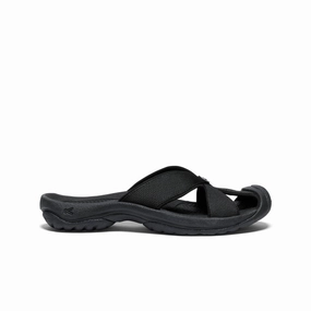 High-Quality Materials Women's Bali Slide Sandal  |  Black/Steel Grey