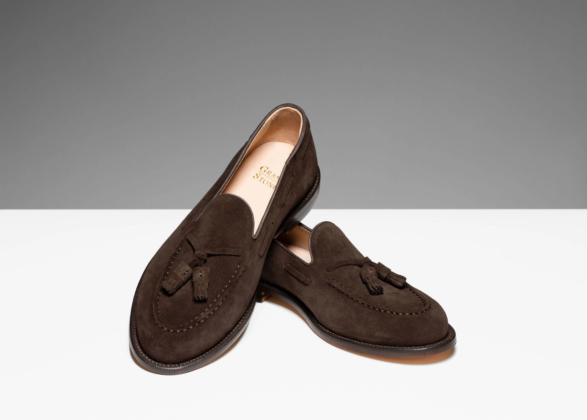Tassel Loafer Espresso Suede Sleek Style