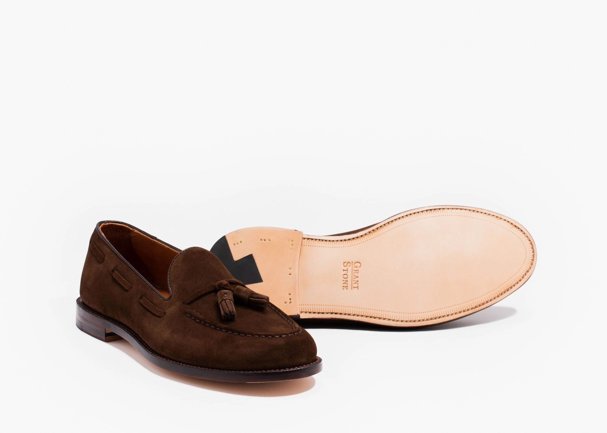 Tassel Loafer Espresso Suede Sleek Style