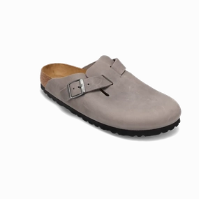 Women's Boston Soft Footbed (NARROW) Iron Oiled Leather Heat Hike City Snap
