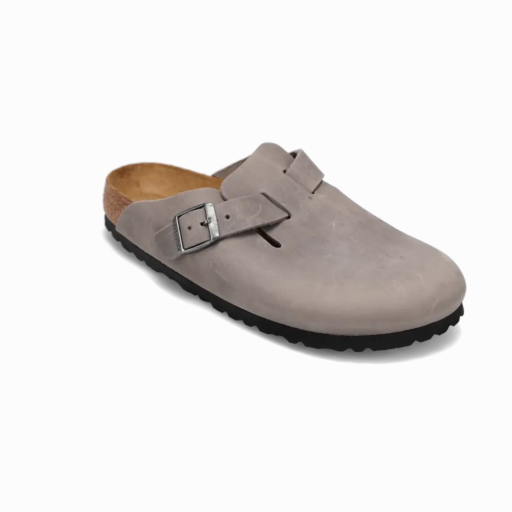 Women's Boston Soft Footbed (NARROW) Iron Oiled Leather Heat Hike City Snap