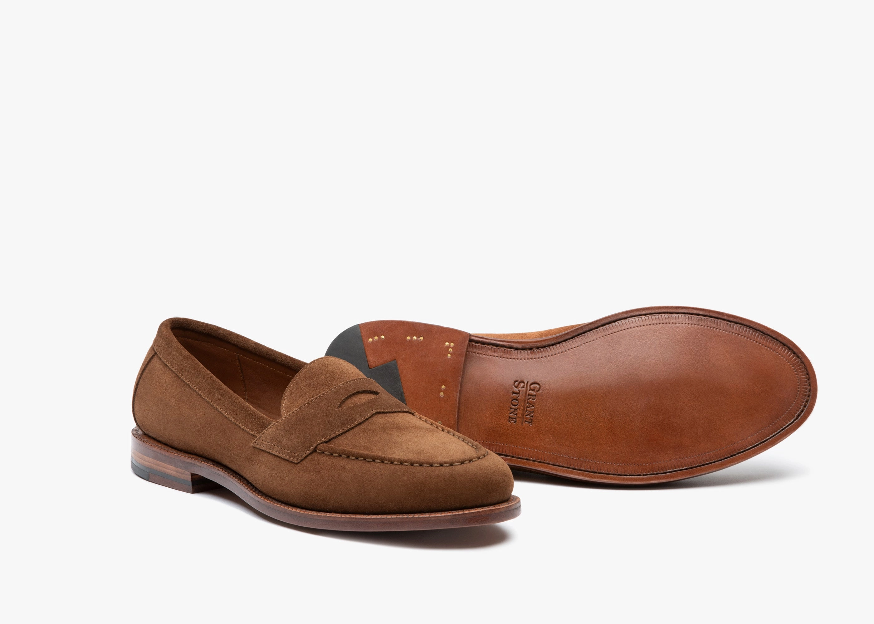 Timeless Style Traveler Penny Bourbon Suede