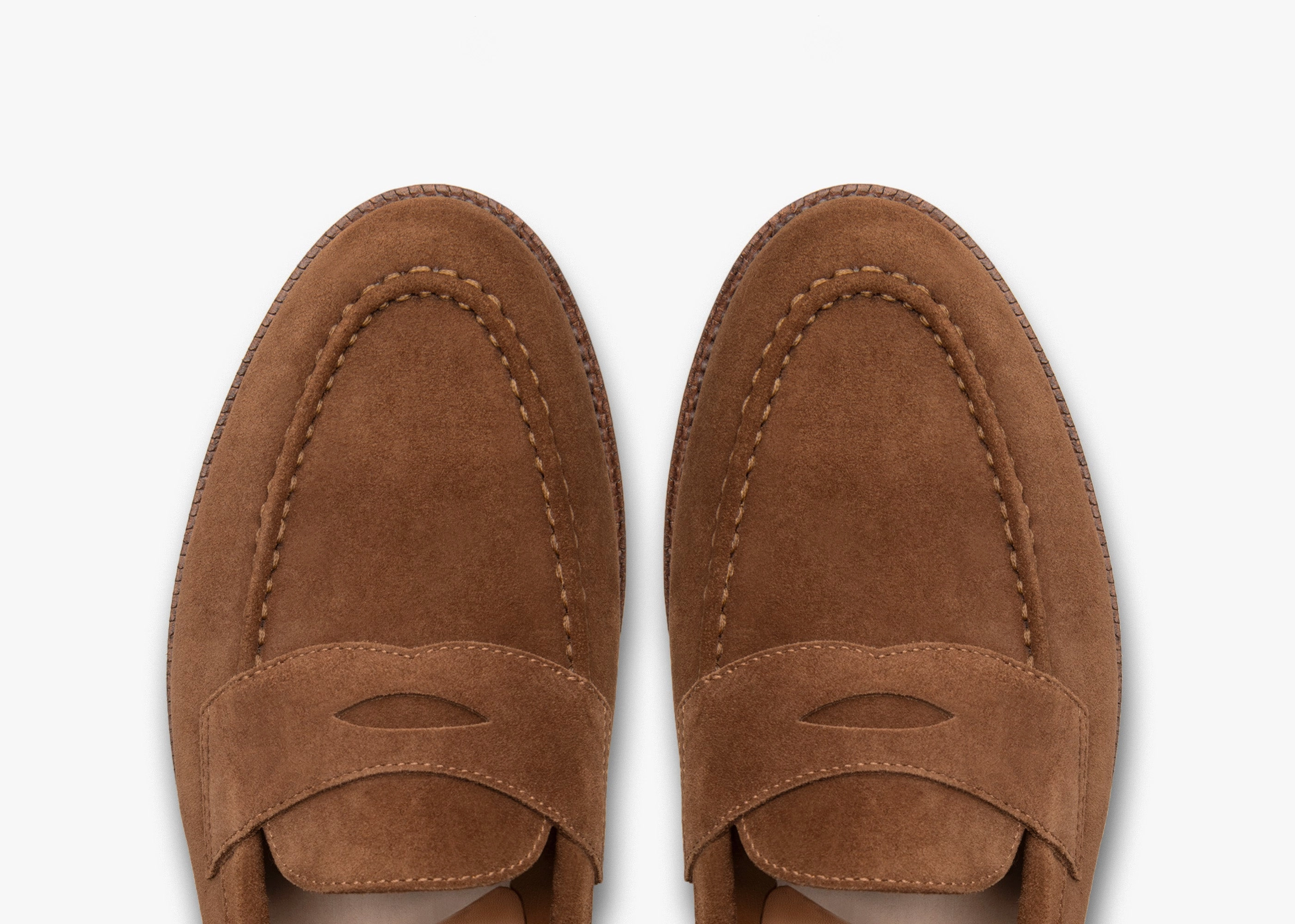 Timeless Style Traveler Penny Bourbon Suede