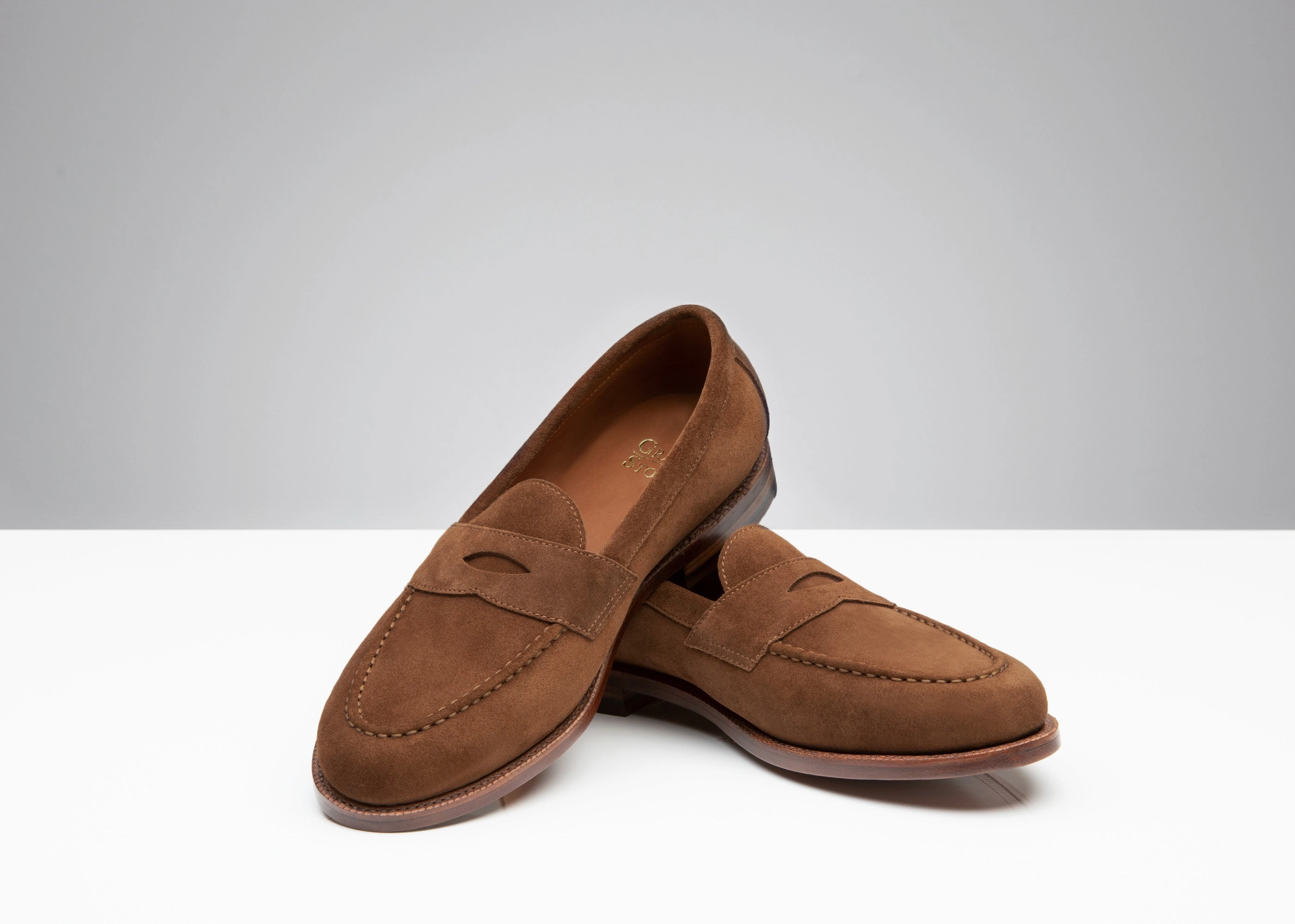 Timeless Style Traveler Penny Bourbon Suede