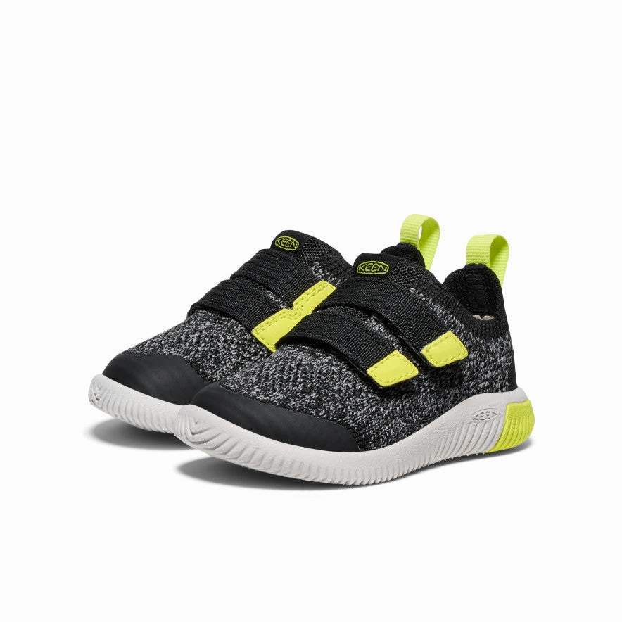 Toddlers' KNX Knit Double Strap  |  Black/Evening Primrose Fresh Glide