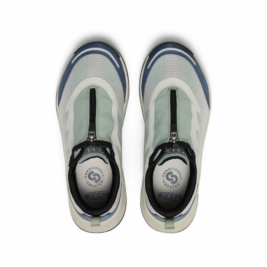 Trend Motion Women's TTS Zip Sneaker  |  Iceberg Green/Vintage Indigo