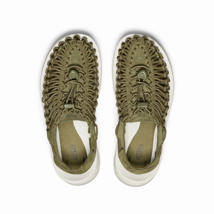 Trendy Footwear All Gender UNEEK PLT Sneaker  |  Martini Olive/Star White