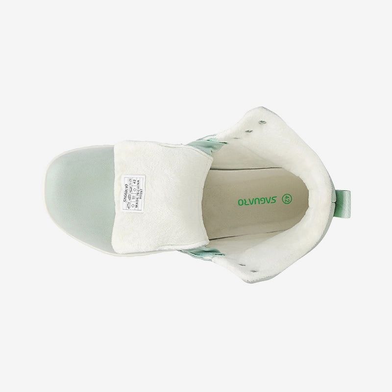 Trendy Look Ambition ?? - Winter Barefoot Boots - Green/Blue/Khaki