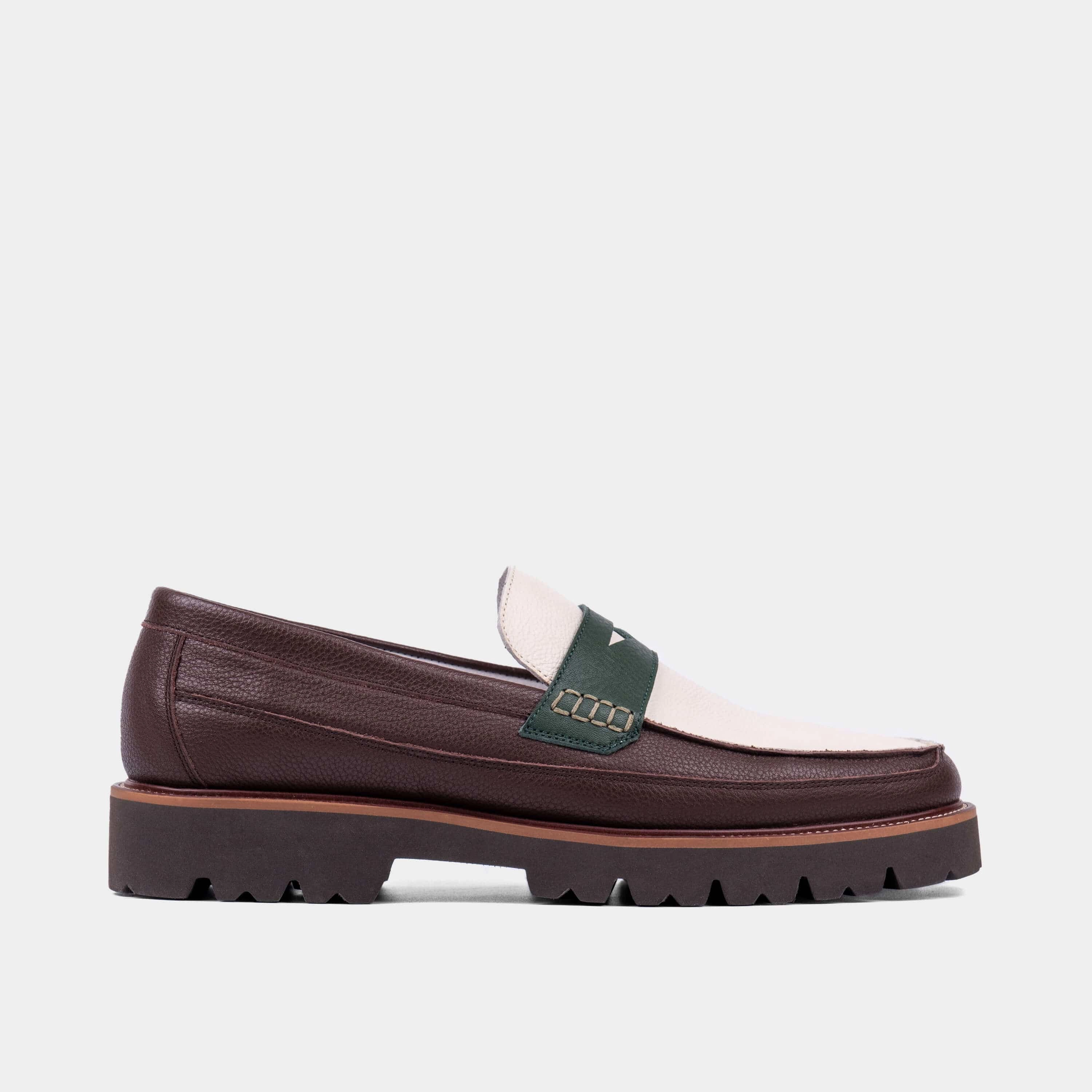 Urban Sprint Adler Chocolate Leather Penny Loafers