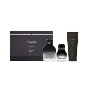 TUMI UNWIND [20:00 GMT] Gift Set - 100ml EDP   30ml EDP   200ml Body Wash