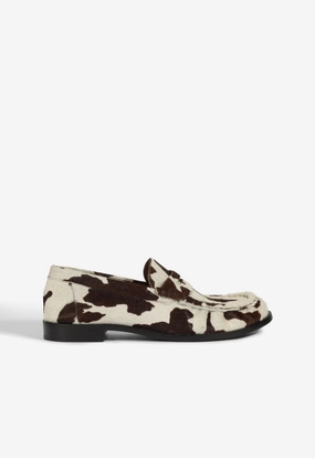Anti-Fatigue Footwear Stylish Basic Footwear Tyche Calf Hair Flat