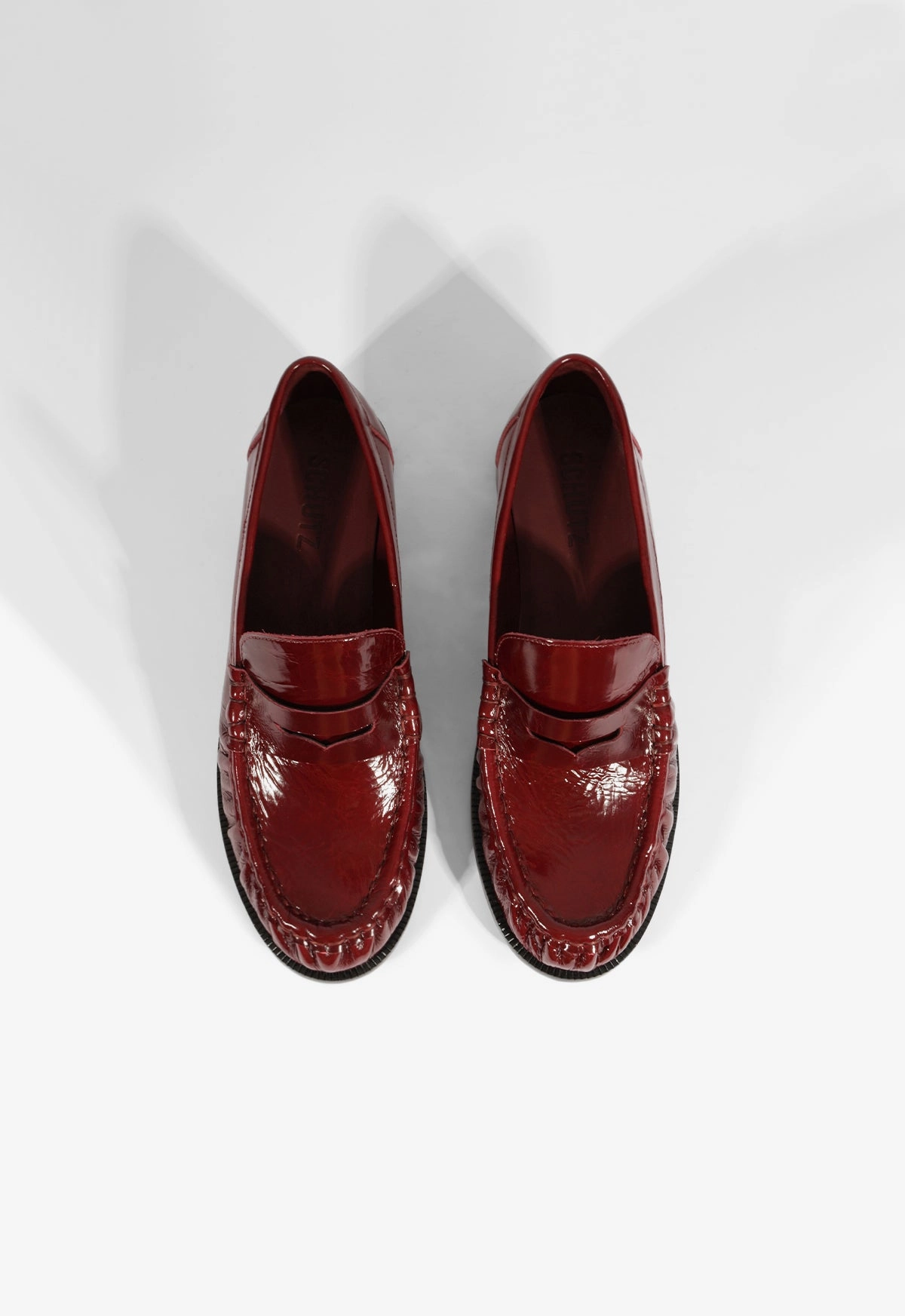 Tyche Patent Flat Heel Cushion