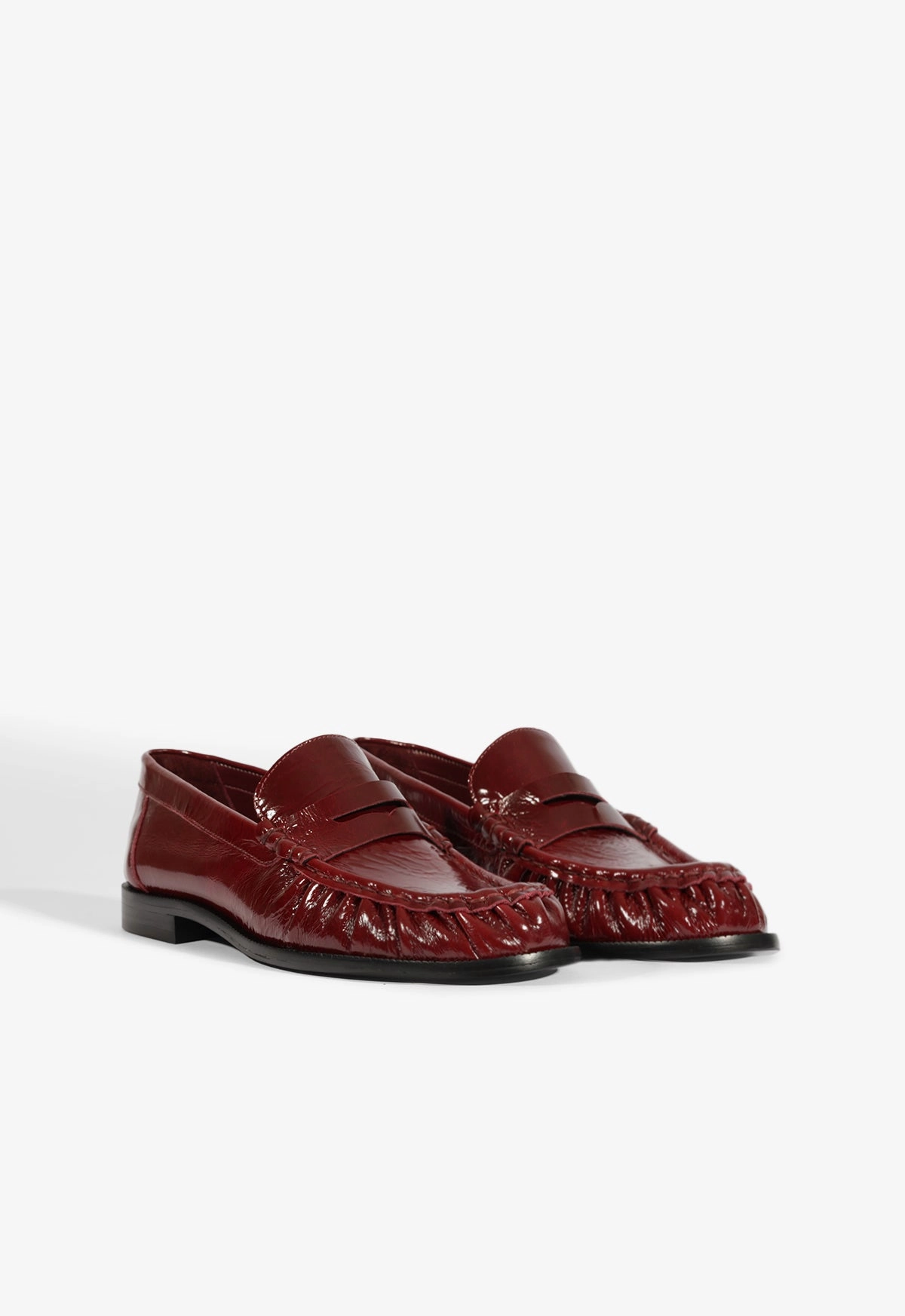 Tyche Patent Flat Heel Cushion