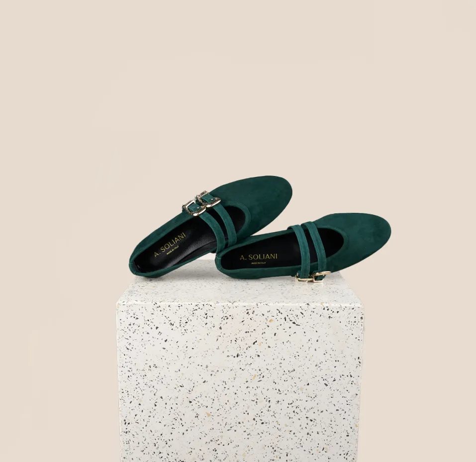 Udine Forest Suede Supportive Footbed