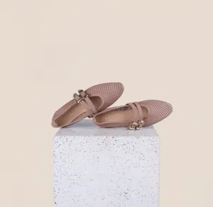 Udine - Perforated Rose Wind Easy Walk Footwear Casual Elegance