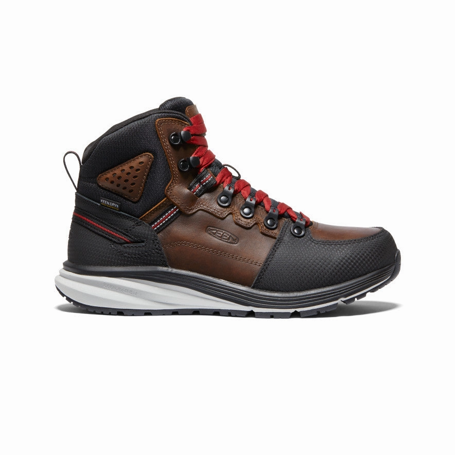 Men's Red Hook Waterproof Boot (Soft Toe)  |  Tobacco/Black All weather Outdoor Lifestyle