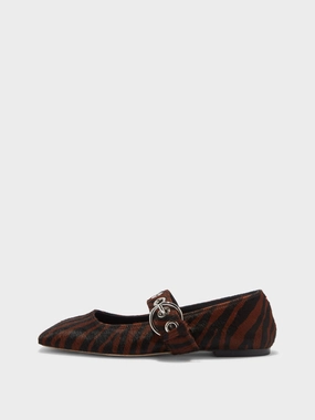 Uma Eyelet Ponyhair Mary-Janes Relaxed Style Weekend Ready Footwear