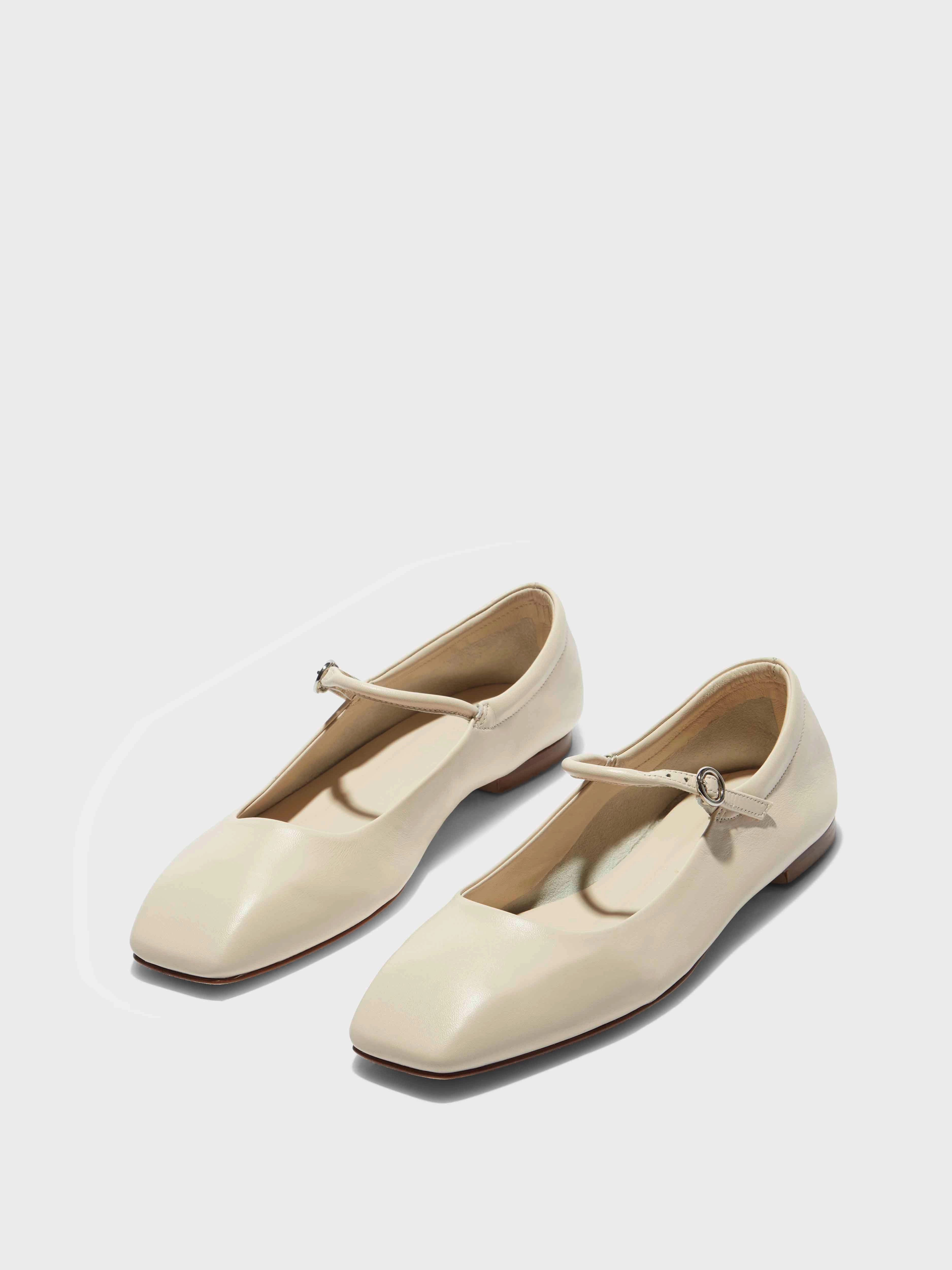 Uma Mary-Jane Flats Casual Style