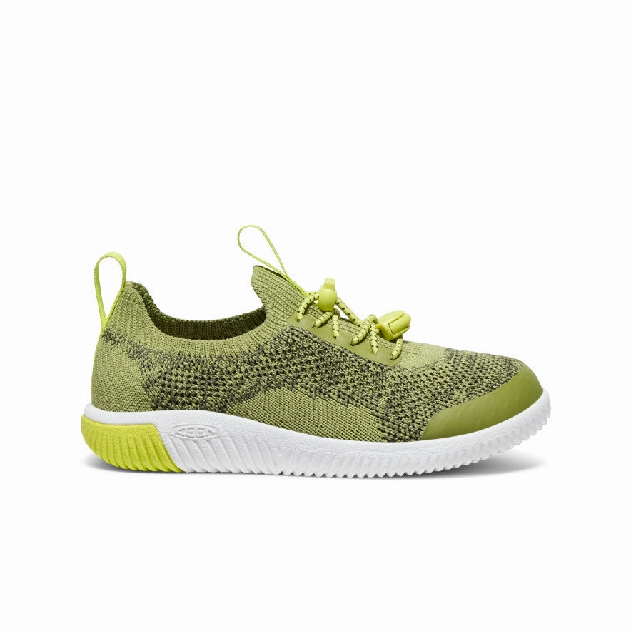 Soft Upper Little Kids' KNX Knit Sneaker  |  Iguana/Evening Primrose