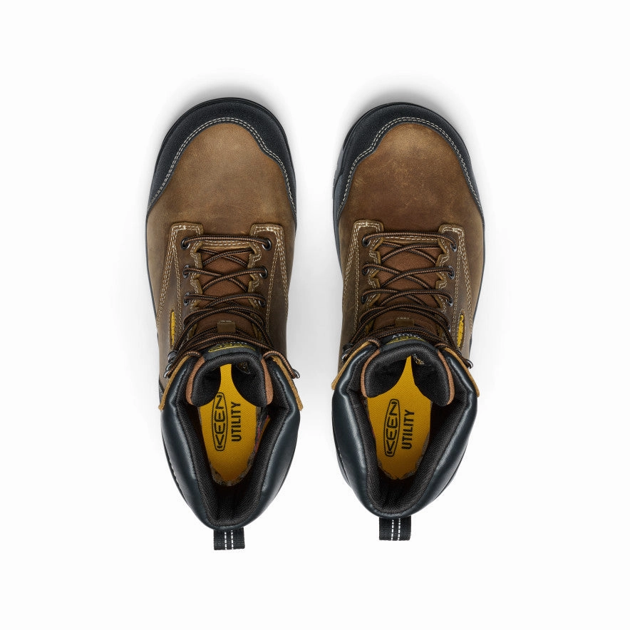 Urban Move Men's Evanston 8" Insulated Waterproof Boot (Soft Toe)  |  Bison/Black
