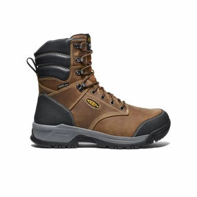 Durable Sole Men's Evanston 8" Insulated Waterproof Boot (Soft Toe)  |  Bison/Black