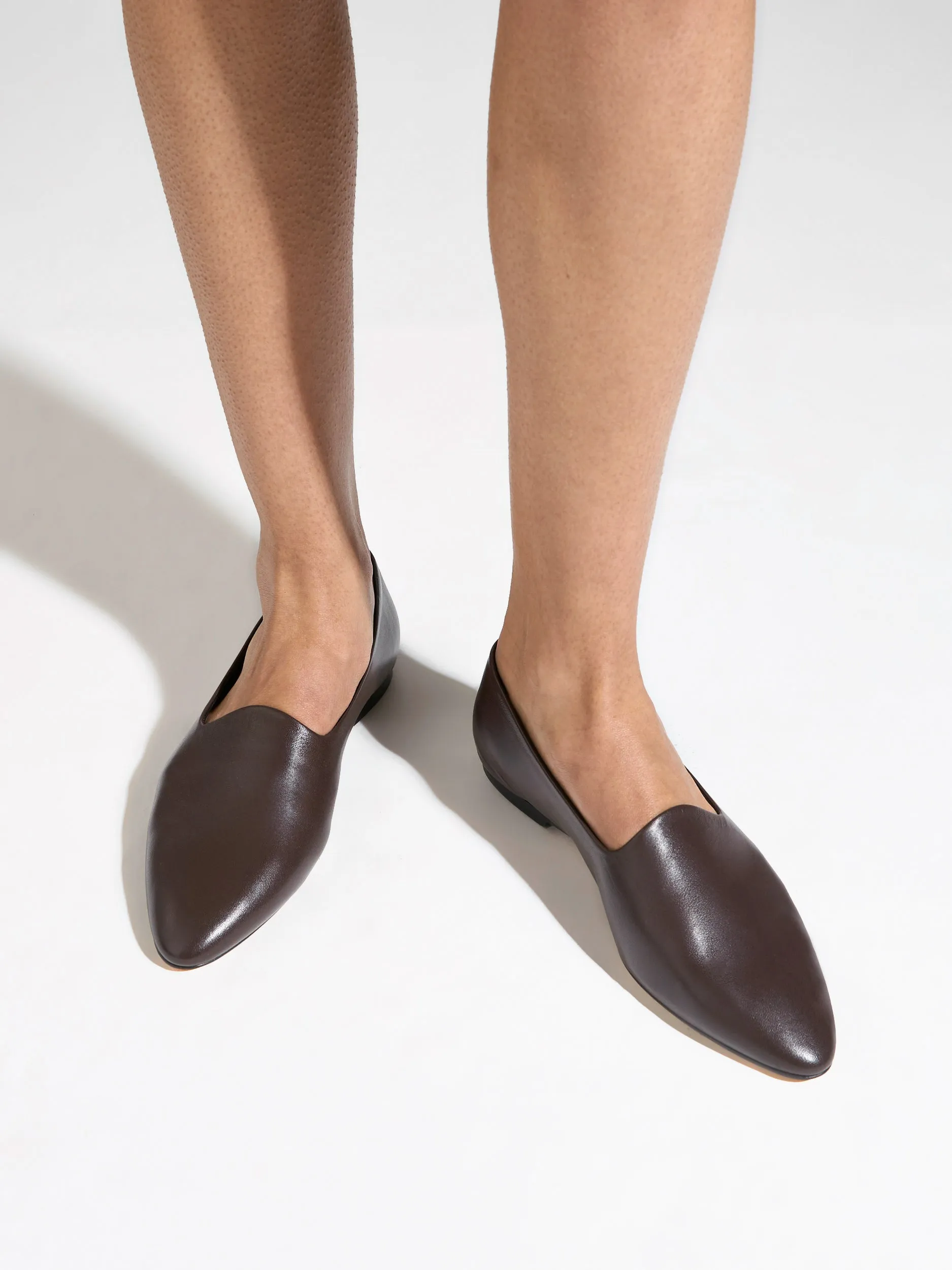 Vanna Almond-Toe Loafers Snug fit