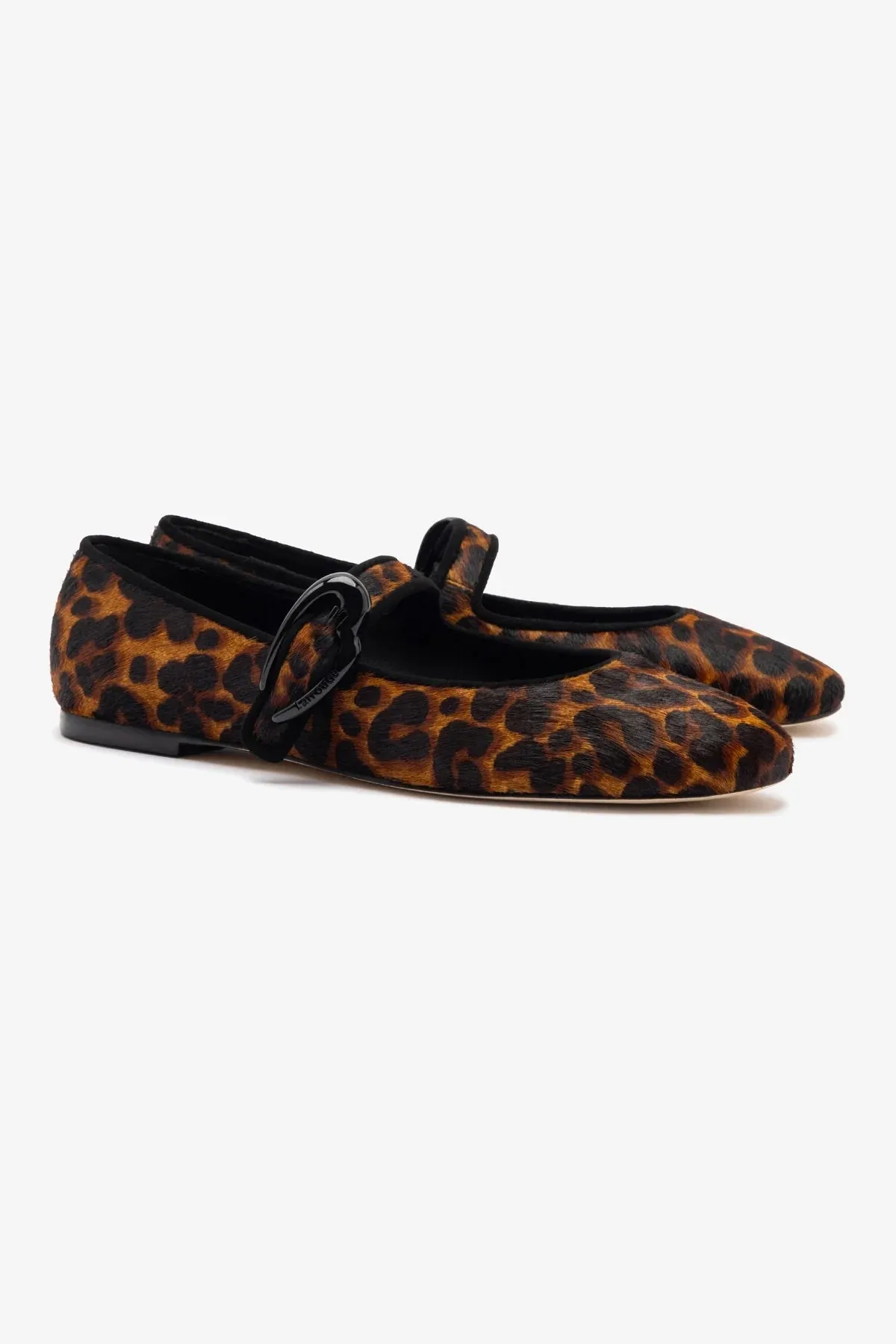Verona Ballet Flat In Leopard Print Calf Hair All-Purpose