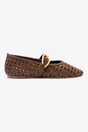 Trend Walk Shoes Verona New Macrame In Burnt Umber Leather