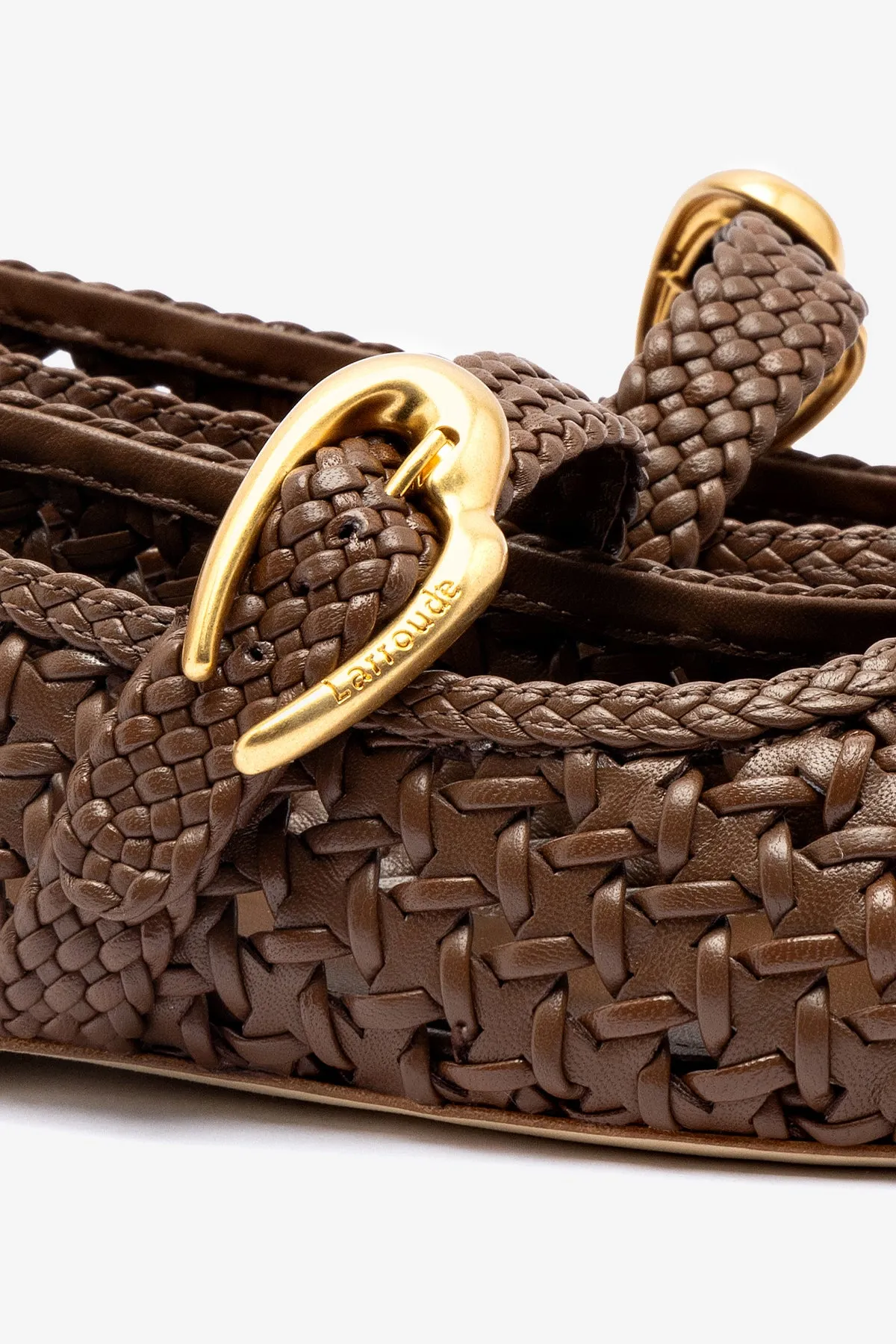 Verona New Macrame In Burnt Umber Leather Style Ready