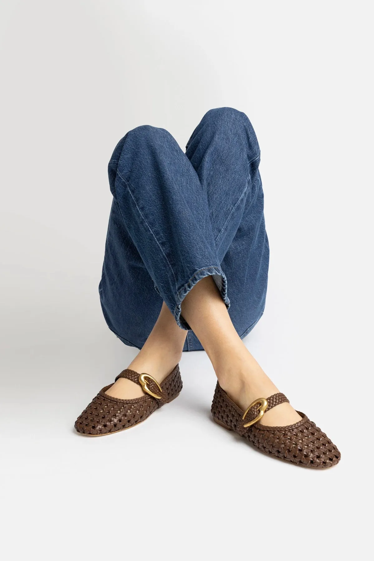 Verona New Macrame In Burnt Umber Leather Style Ready