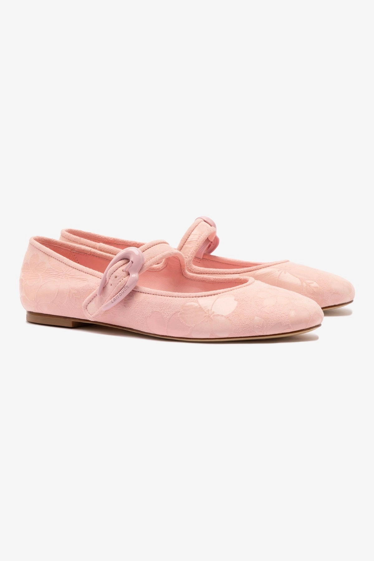 Verona Ballet Flat In Tulip Sakura Printed Suede Smooth Lining