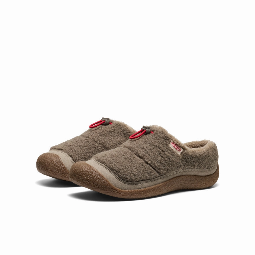 Versatile Comfort Women's Howser III Slide  |  Brindle/Brindle Sherpa Fleece