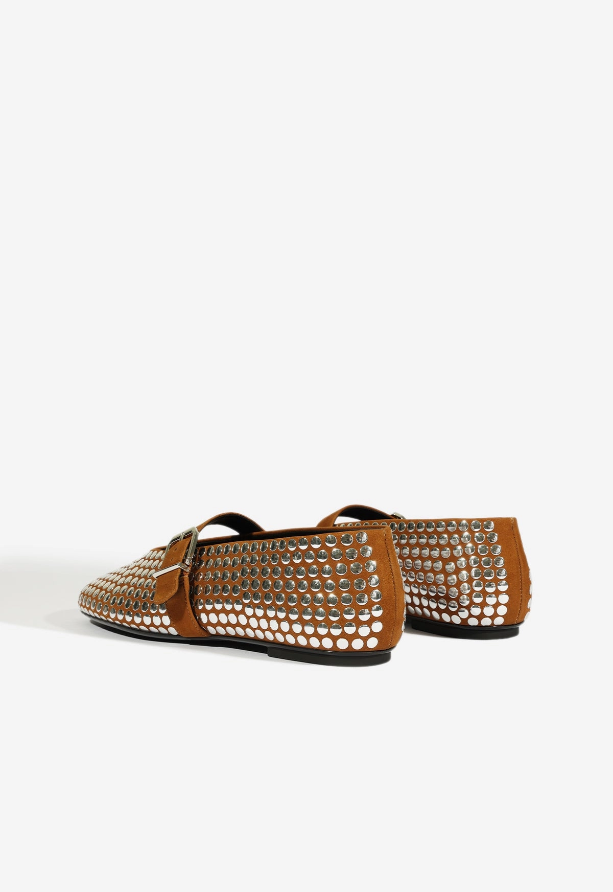 Versatile Design Eiza Studs Ballet Flat
