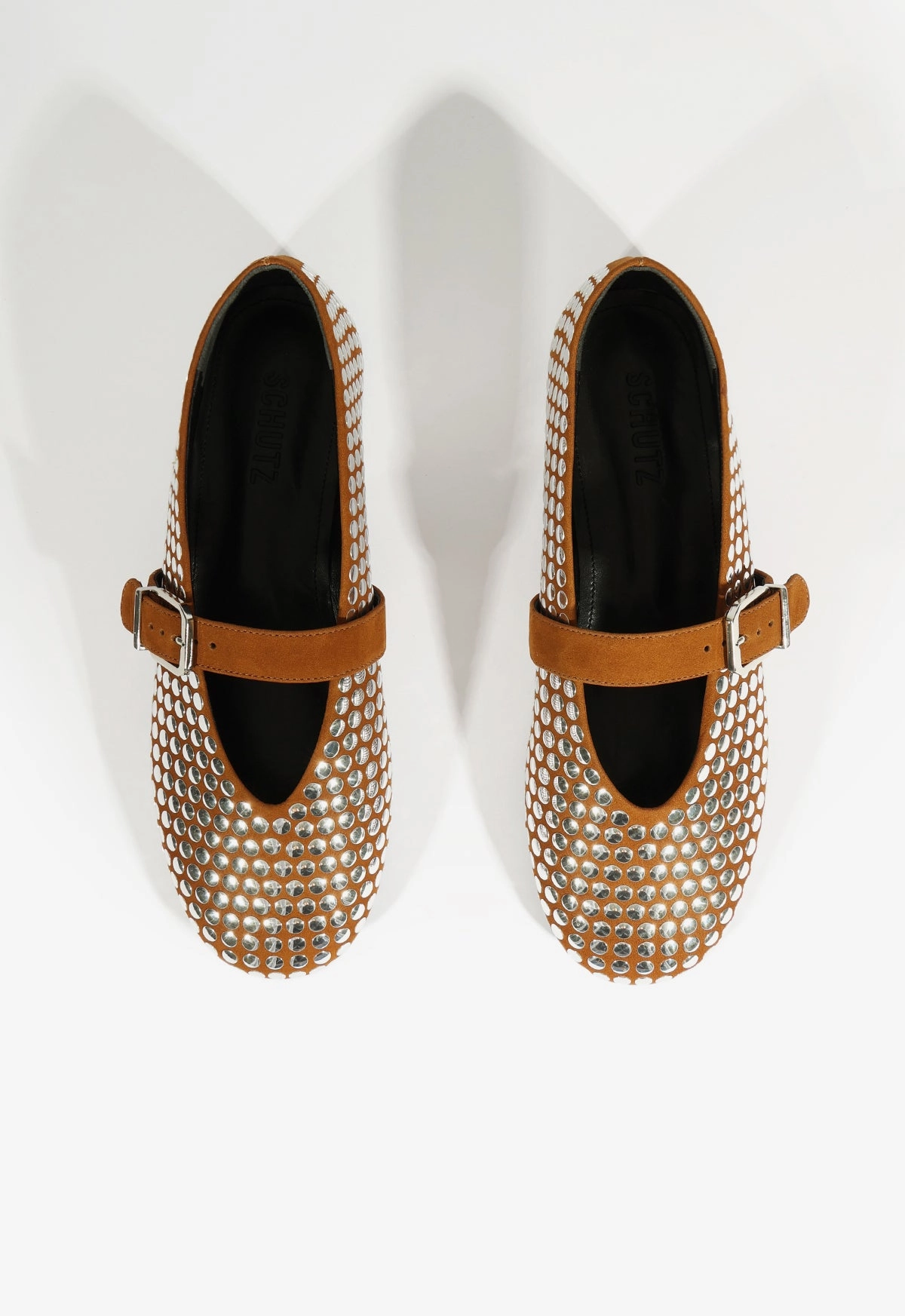 Versatile Design Eiza Studs Ballet Flat
