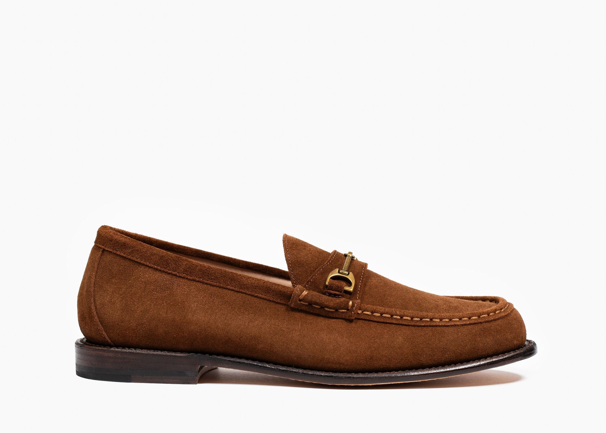 Smart Breeze Horsebit Loafer Bourbon Suede