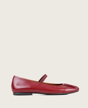 GENTLE SOULS - Walden Leather Pleated Toe Mary Jane Flat Style Ready Footwear