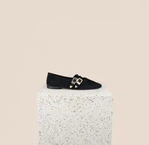 Udine Black Suede Trendy Walk