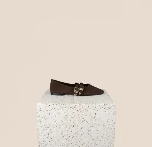 Udine - Chocolate Suede Casual Elegance