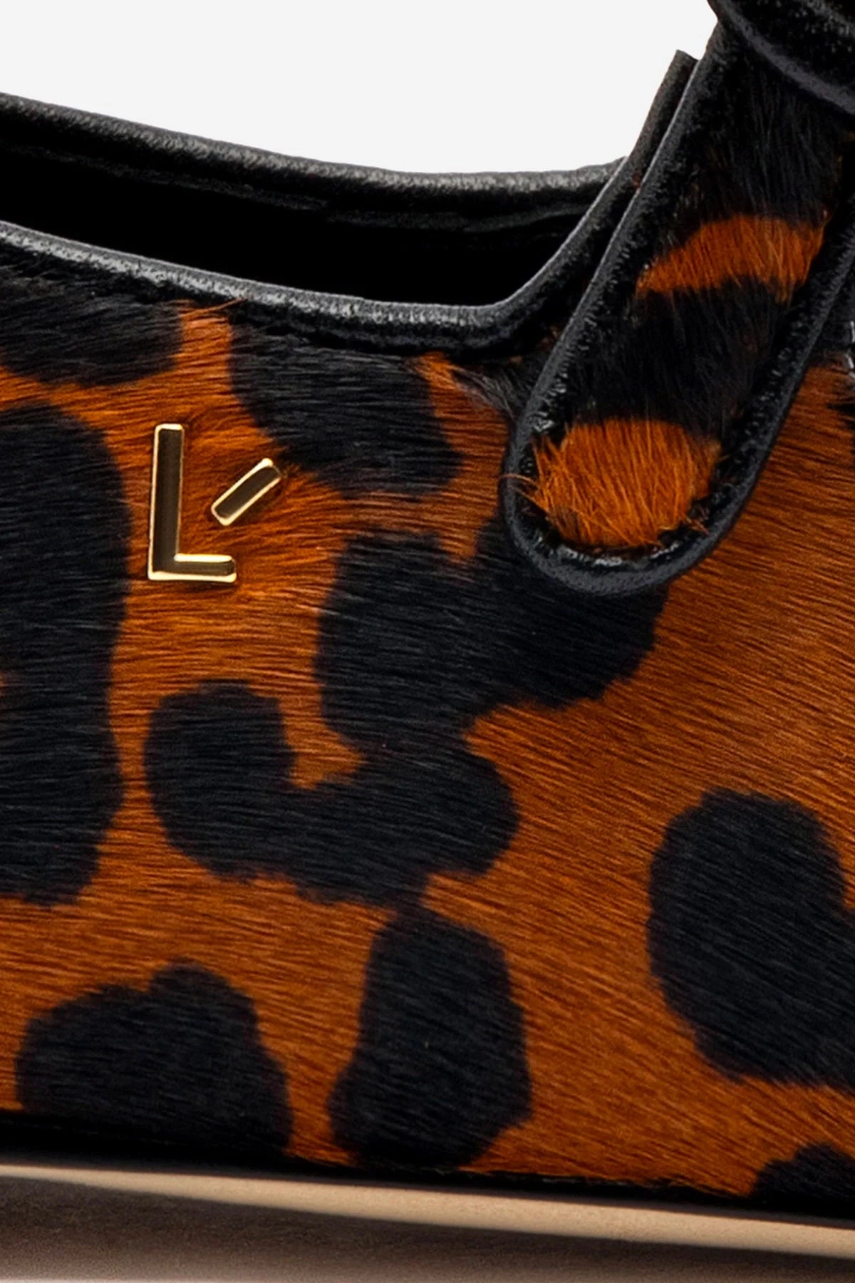 Walk Easy Blair Ballet Flat In Leopard Print Calf Hair